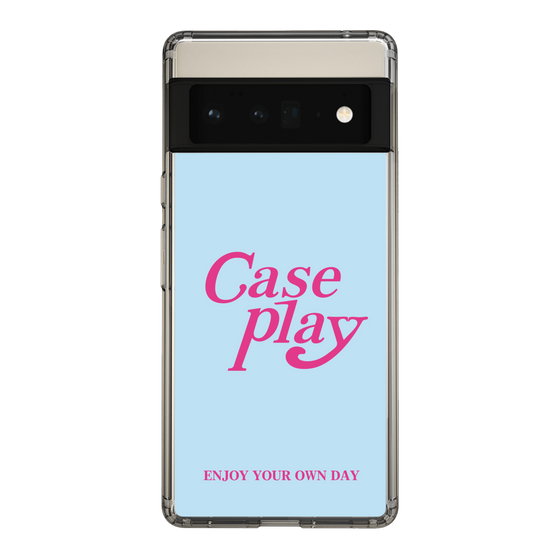 Slim Protection Case［ Original - ENJOY YOUR OWN DAY - Light Blue ］