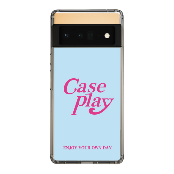 Slim Protection Case［ Original - ENJOY YOUR OWN DAY - Light Blue ］