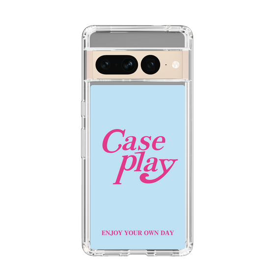 Slim Protection Case［ Original - ENJOY YOUR OWN DAY - Light Blue ］