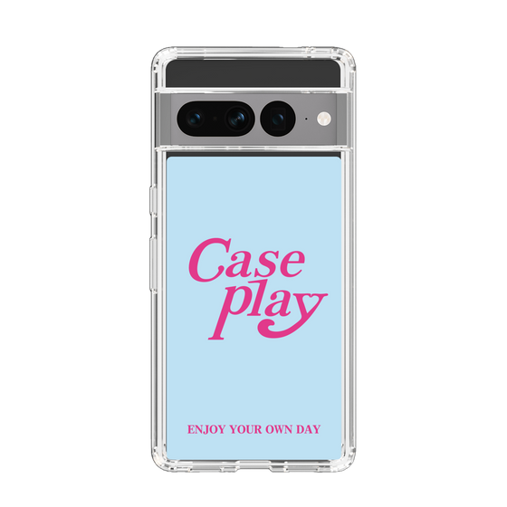 Slim Protection Case［ Original - ENJOY YOUR OWN DAY - Light Blue ］
