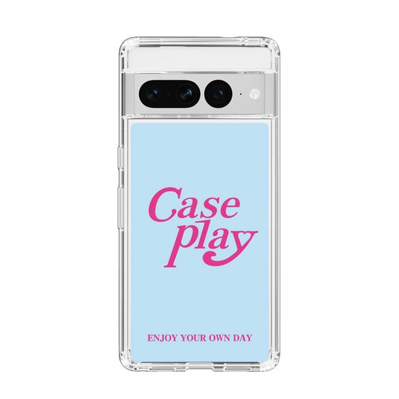 Slim Protection Case［ Original - ENJOY YOUR OWN DAY - Light Blue ］