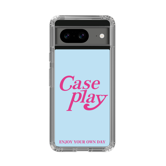Slim Protection Case［ Original - ENJOY YOUR OWN DAY - Light Blue ］