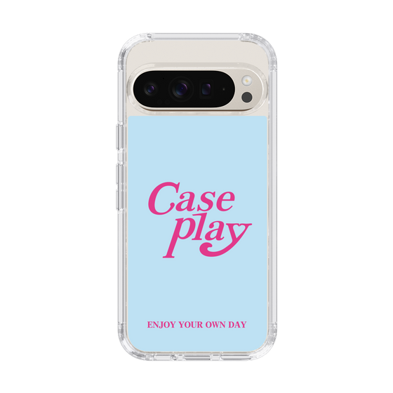 Slim Protection Case［ Original - ENJOY YOUR OWN DAY - Light Blue ］