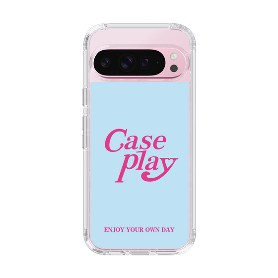 Slim Protection Case［ Original - ENJOY YOUR OWN DAY - Light Blue ］