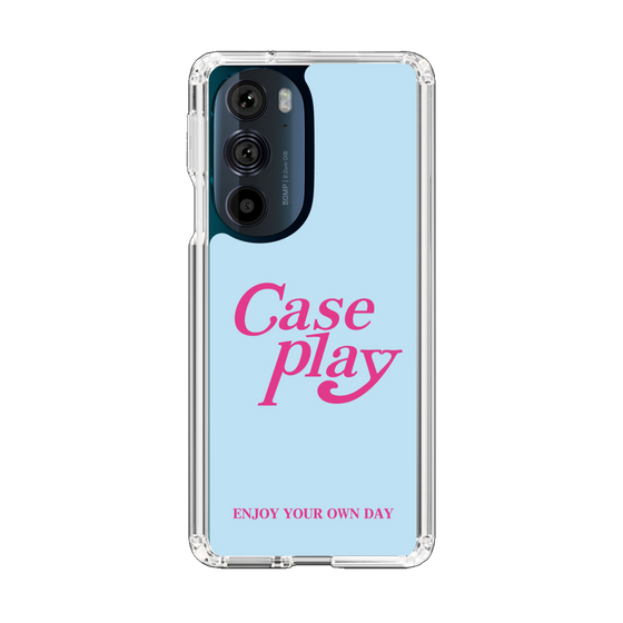 Slim Protection Case［ Original - ENJOY YOUR OWN DAY - Light Blue ］
