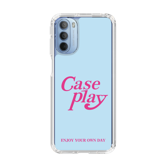 Slim Protection Case［ Original - ENJOY YOUR OWN DAY - Light Blue ］