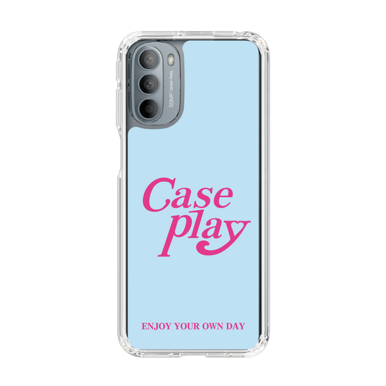 Slim Protection Case［ Original - ENJOY YOUR OWN DAY - Light Blue ］