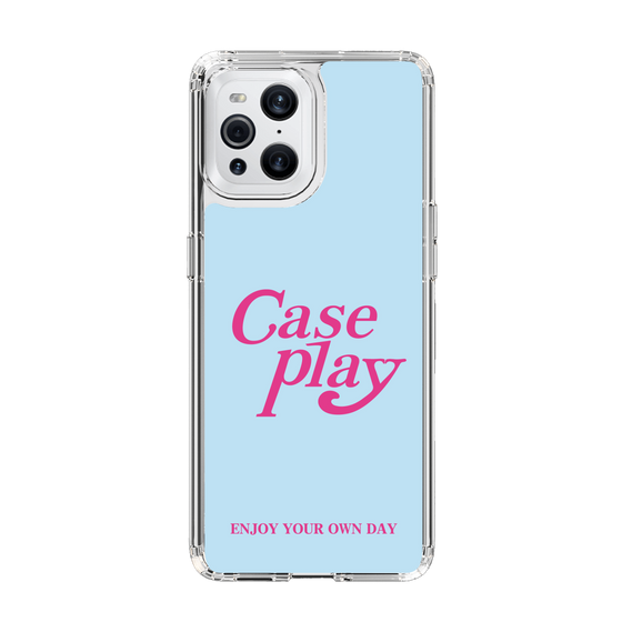 Slim Protection Case［ Original - ENJOY YOUR OWN DAY - Light Blue ］