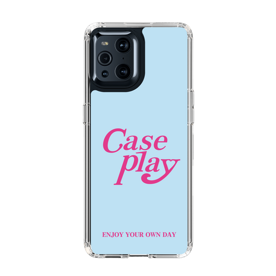 Slim Protection Case［ Original - ENJOY YOUR OWN DAY - Light Blue ］