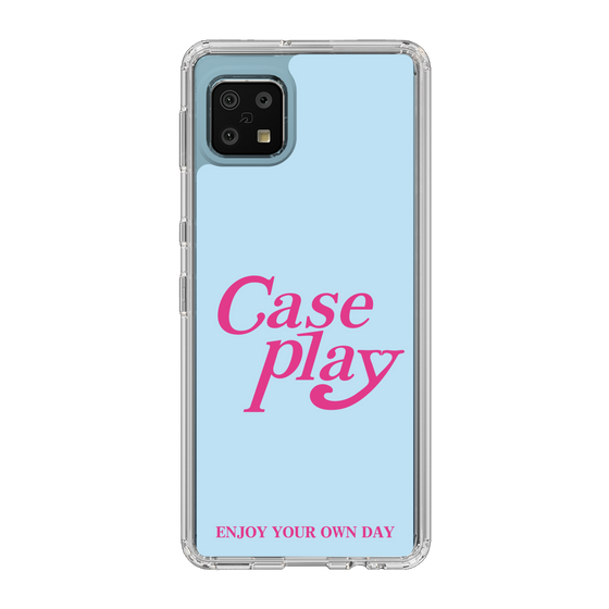 Slim Protection Case［ Original - ENJOY YOUR OWN DAY - Light Blue ］