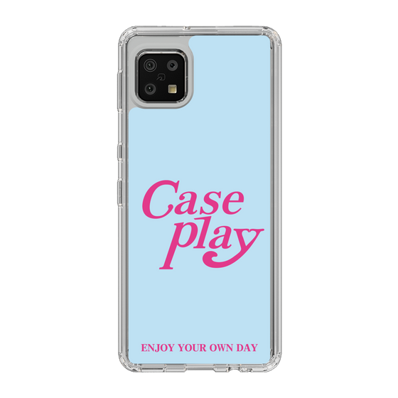 Slim Protection Case［ Original - ENJOY YOUR OWN DAY - Light Blue ］