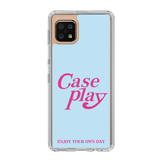 Slim Protection Case［ Original - ENJOY YOUR OWN DAY - Light Blue ］
