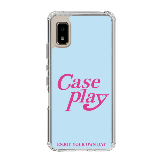 Slim Protection Case［ Original - ENJOY YOUR OWN DAY - Light Blue ］