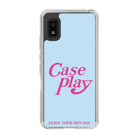 Slim Protection Case［ Original - ENJOY YOUR OWN DAY - Light Blue ］