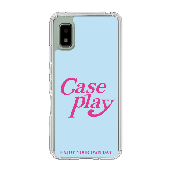 Slim Protection Case［ Original - ENJOY YOUR OWN DAY - Light Blue ］