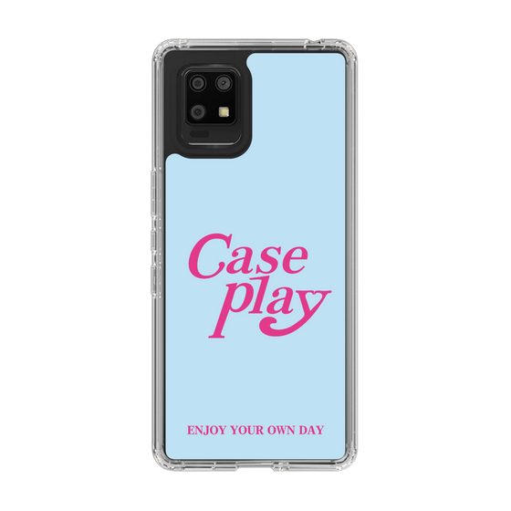Slim Protection Case［ Original - ENJOY YOUR OWN DAY - Light Blue ］