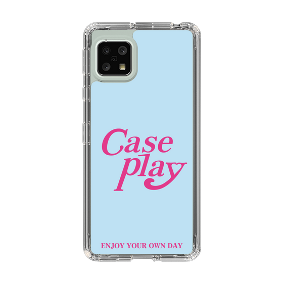 Slim Protection Case［ Original - ENJOY YOUR OWN DAY - Light Blue ］