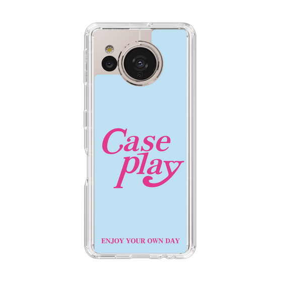 Slim Protection Case［ Original - ENJOY YOUR OWN DAY - Light Blue ］