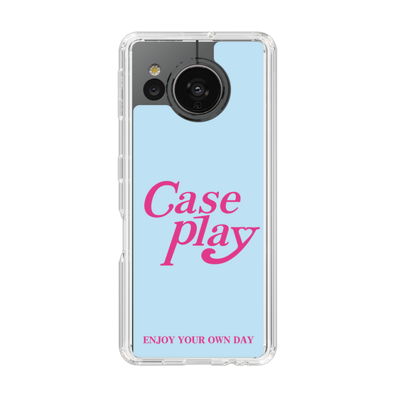 Slim Protection Case［ Original - ENJOY YOUR OWN DAY - Light Blue ］