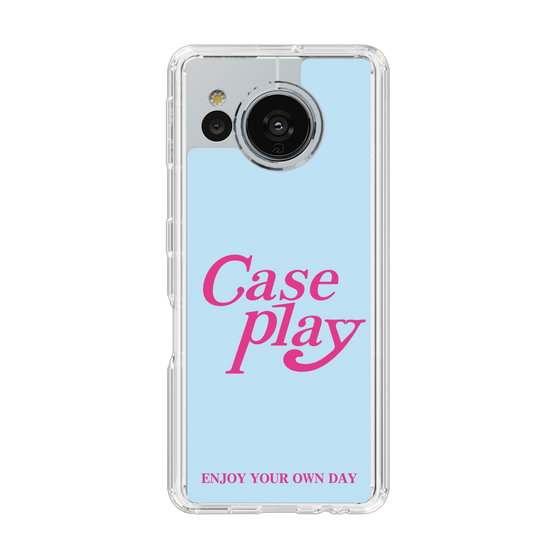 Slim Protection Case［ Original - ENJOY YOUR OWN DAY - Light Blue ］