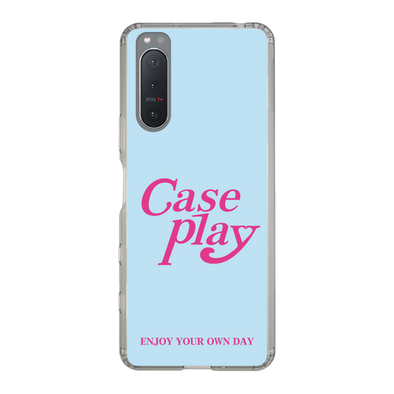 Slim Protection Case［ Original - ENJOY YOUR OWN DAY - Light Blue ］