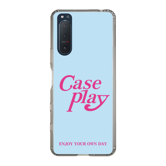 Slim Protection Case［ Original - ENJOY YOUR OWN DAY - Light Blue ］