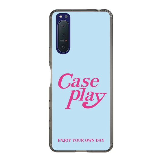 Slim Protection Case［ Original - ENJOY YOUR OWN DAY - Light Blue ］
