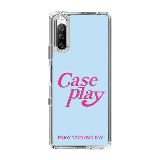 Slim Protection Case［ Original - ENJOY YOUR OWN DAY - Light Blue ］