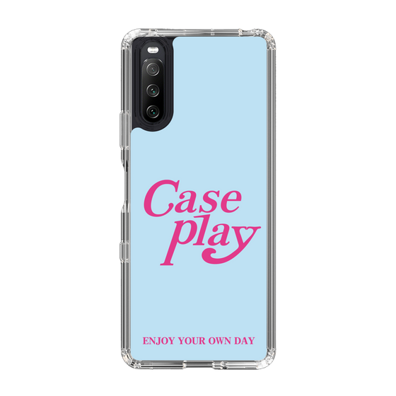 Slim Protection Case［ Original - ENJOY YOUR OWN DAY - Light Blue ］