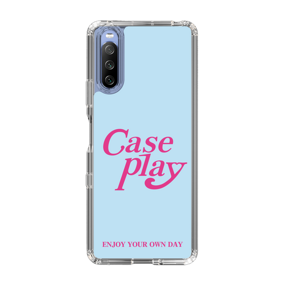 Slim Protection Case［ Original - ENJOY YOUR OWN DAY - Light Blue ］