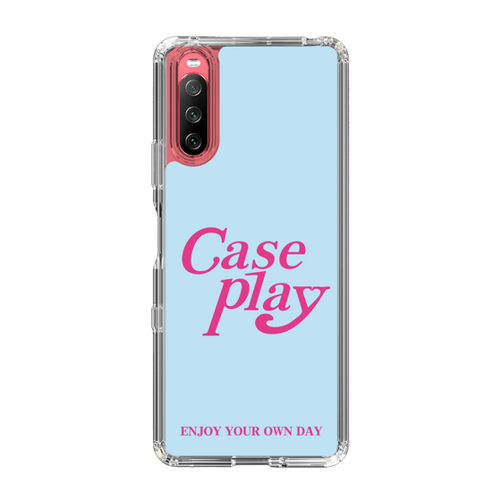 Slim Protection Case［ Original - ENJOY YOUR OWN DAY - Light Blue ］