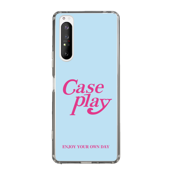 Slim Protection Case［ Original - ENJOY YOUR OWN DAY - Light Blue ］