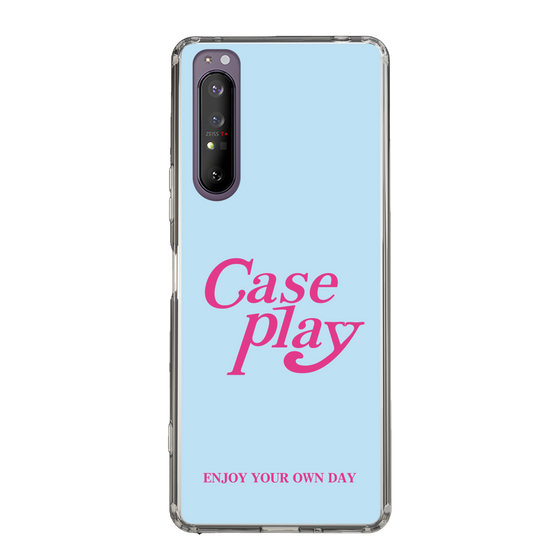 Slim Protection Case［ Original - ENJOY YOUR OWN DAY - Light Blue ］