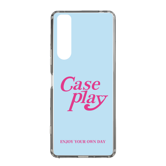 Slim Protection Case［ Original - ENJOY YOUR OWN DAY - Light Blue ］