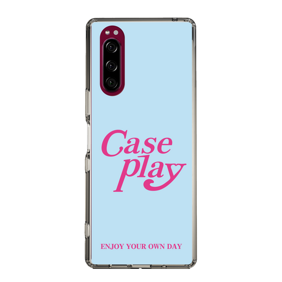 Slim Protection Case［ Original - ENJOY YOUR OWN DAY - Light Blue ］