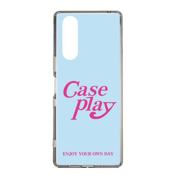 Slim Protection Case［ Original - ENJOY YOUR OWN DAY - Light Blue ］
