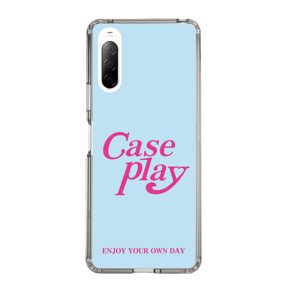 Slim Protection Case［ Original - ENJOY YOUR OWN DAY - Light Blue ］