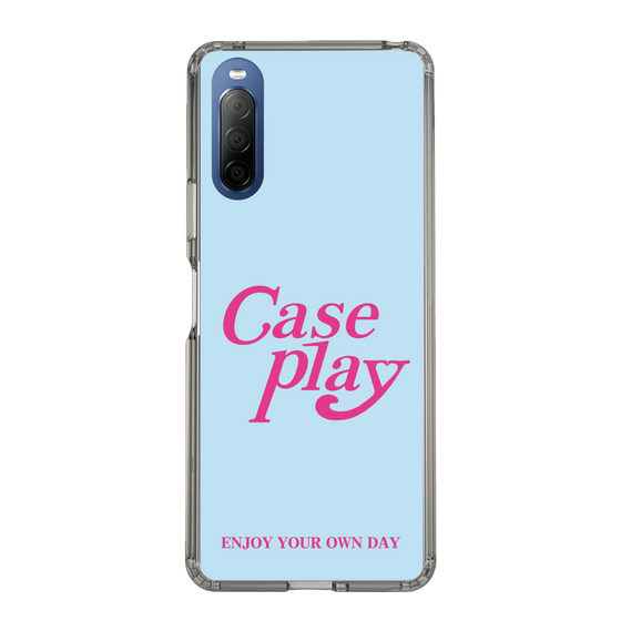 Slim Protection Case［ Original - ENJOY YOUR OWN DAY - Light Blue ］