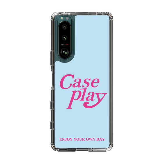 Slim Protection Case［ Original - ENJOY YOUR OWN DAY - Light Blue ］