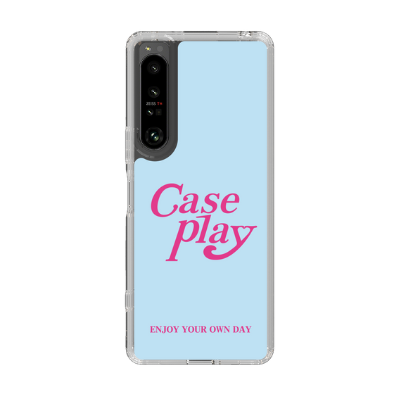 Slim Protection Case［ Original - ENJOY YOUR OWN DAY - Light Blue ］