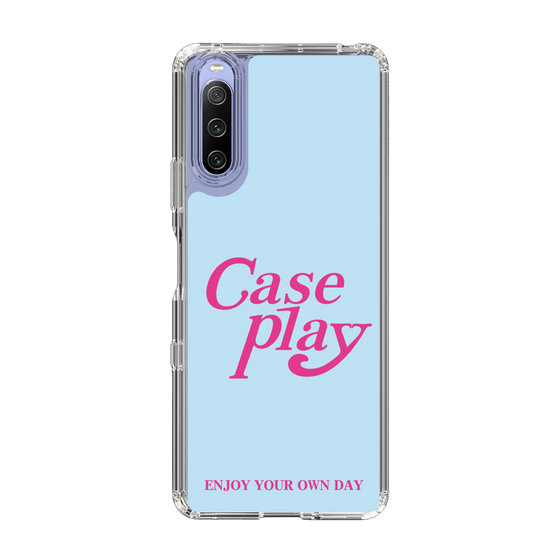 Slim Protection Case［ Original - ENJOY YOUR OWN DAY - Light Blue ］