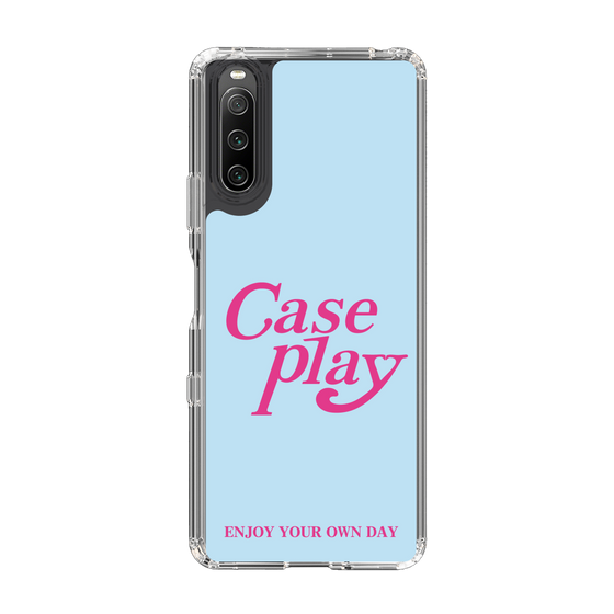 Slim Protection Case［ Original - ENJOY YOUR OWN DAY - Light Blue ］