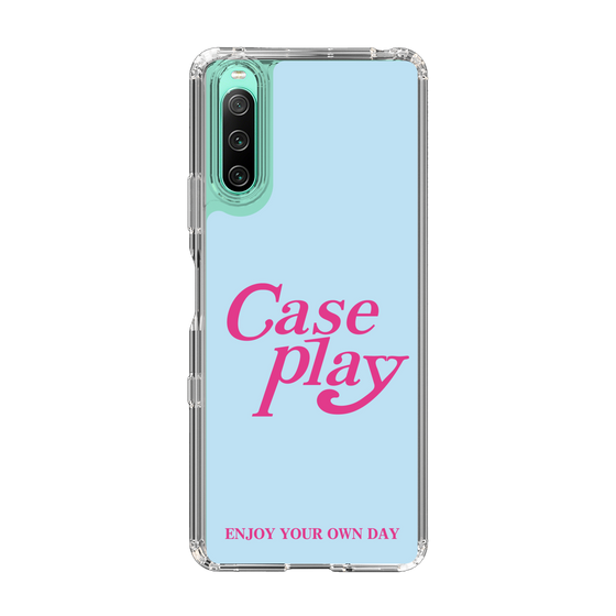 Slim Protection Case［ Original - ENJOY YOUR OWN DAY - Light Blue ］