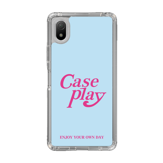 Slim Protection Case［ Original - ENJOY YOUR OWN DAY - Light Blue ］
