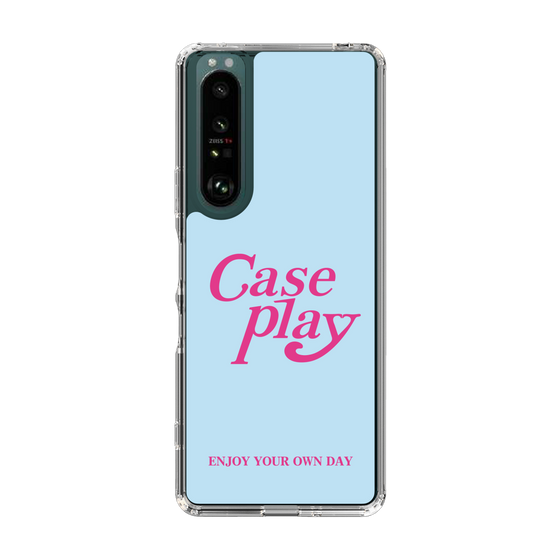 Slim Protection Case［ Original - ENJOY YOUR OWN DAY - Light Blue ］