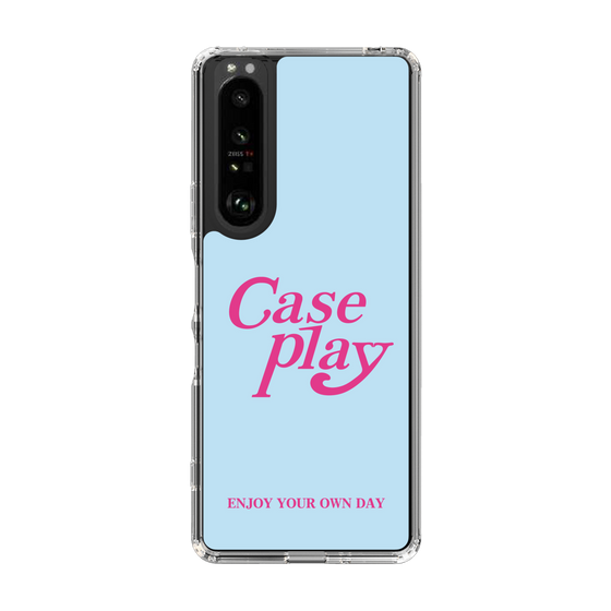 Slim Protection Case［ Original - ENJOY YOUR OWN DAY - Light Blue ］