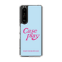 Slim Protection Case［ Original - ENJOY YOUR OWN DAY - Light Blue ］