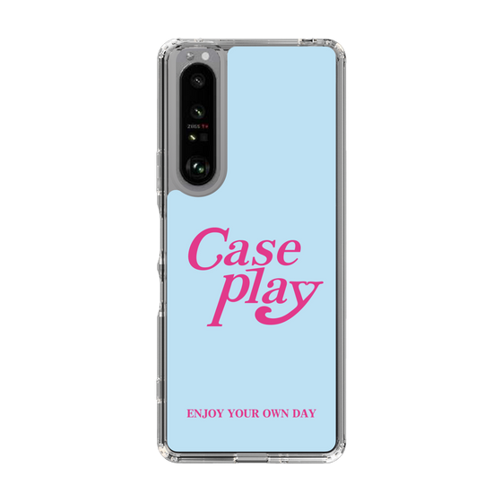 Slim Protection Case［ Original - ENJOY YOUR OWN DAY - Light Blue ］
