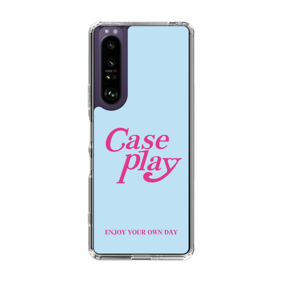 Slim Protection Case［ Original - ENJOY YOUR OWN DAY - Light Blue ］