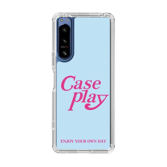 Slim Protection Case［ Original - ENJOY YOUR OWN DAY - Light Blue ］